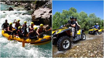 Kemer Rafting and ATV Safari – 2-in-1 Adventure