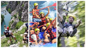 Rafting, Canyon Hiking, & Zipline in Side